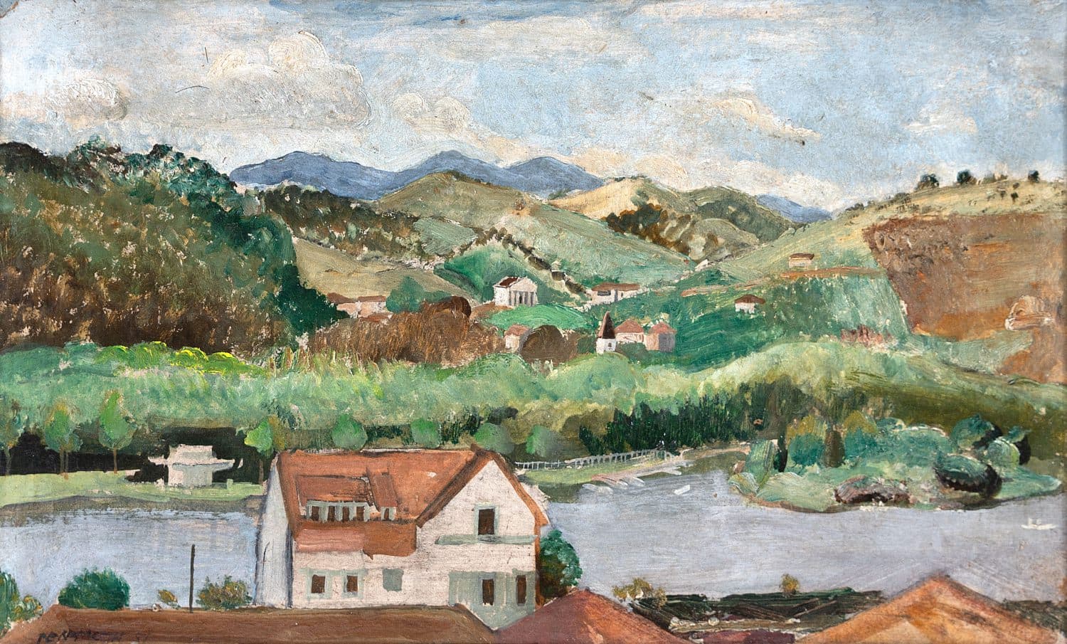 Paisagem São Lourenço — Fulvio Pennacchi, 1951