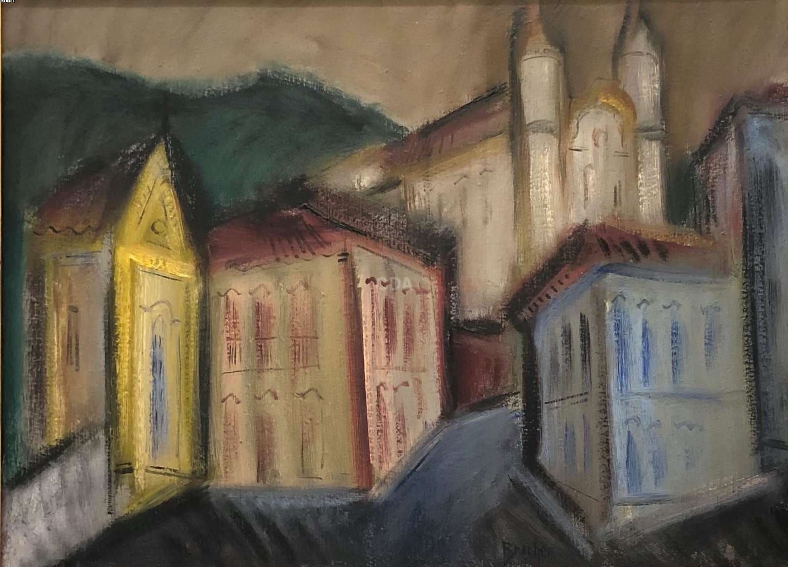 Passo e Igreja São Francisco de Assis, Ouro Preto — Carlos Bracher, 1986