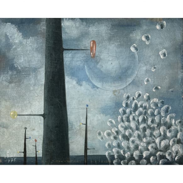 Paisagem surrealista — Walter Lewy, 1975
