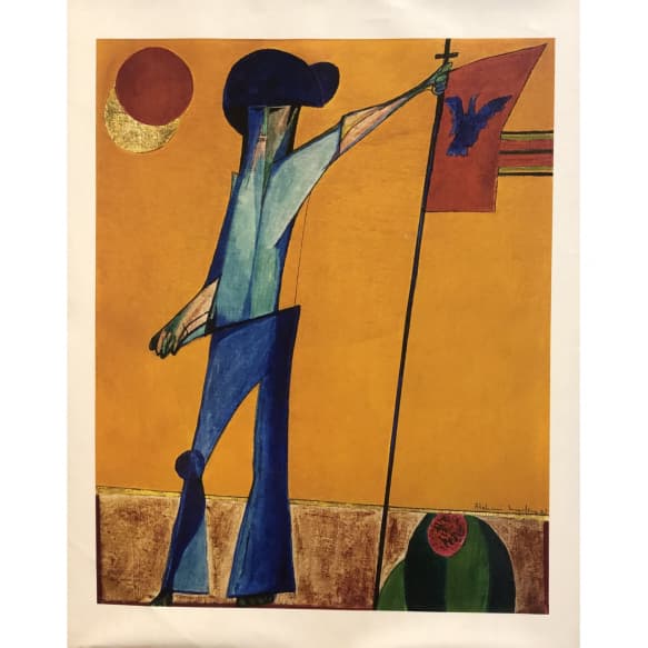 Cangaceiro com bandeira — Aldemir Martins