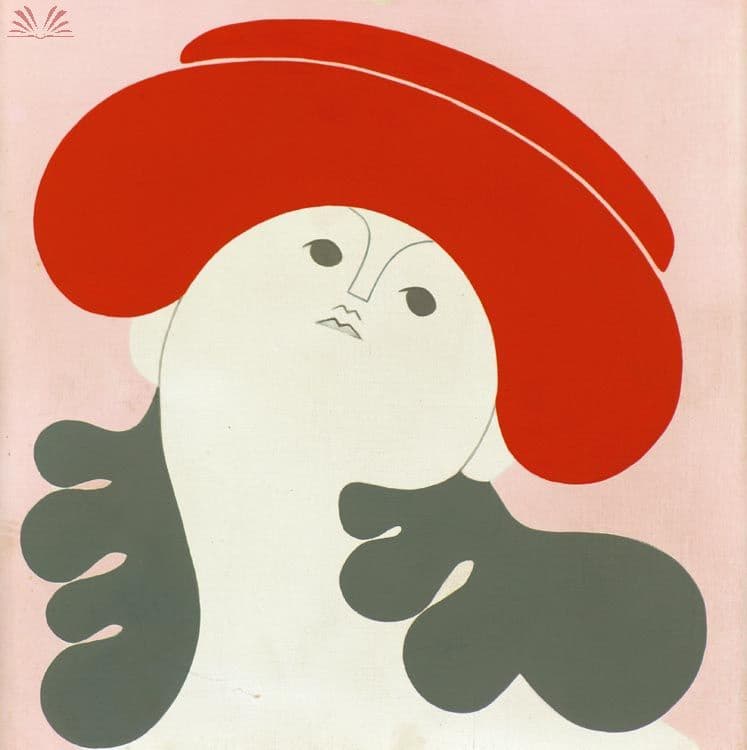 Figura com chapéu — Milton Dacosta, 1980