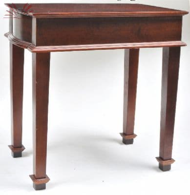 Console de mogno com uma gaveta — Não identificado