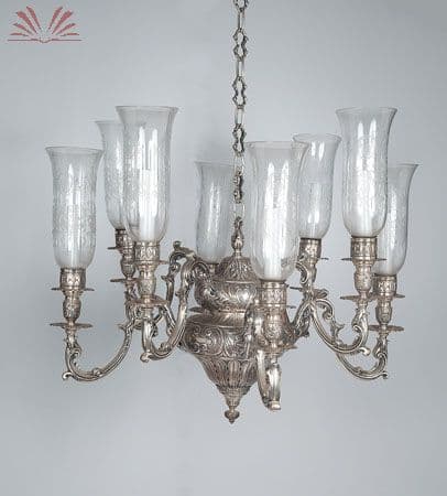 Lustre para oito velas — Não identificado