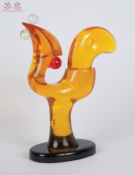 "Galo âmbar" — Aldemir Martins