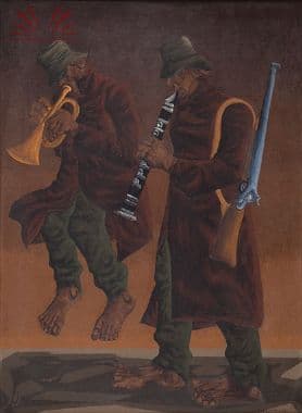 "Pistão e clarinete" — Clóvis Graciano, 1972