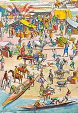 Feira na Bahia — Hector Carybé, 1992