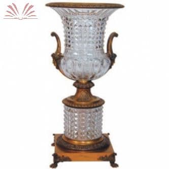 Belíssimo Vaso Medici em cristal — Não identificado