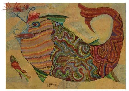 Peixe — Chico da Silva, 1965