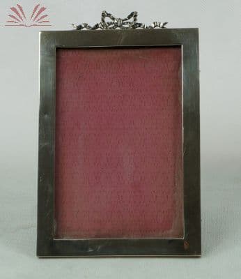 Porta retratos de prata inglesa — Não identificado