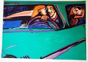 Série Carros (verde) — Rubens Gerchman