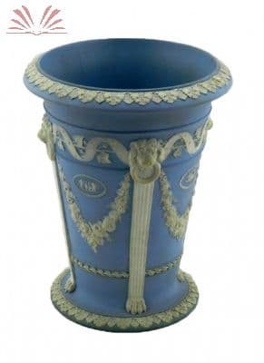 Vaso azul — Não identificado
