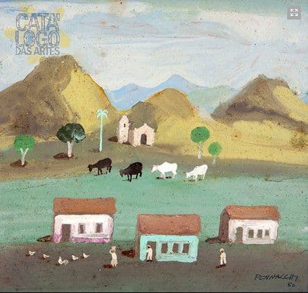 Aldeia com Bois — Fulvio Pennacchi, 1980