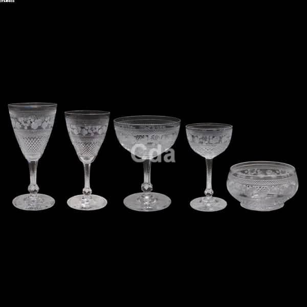 Serviço em cristal Baccarat — Não identificado