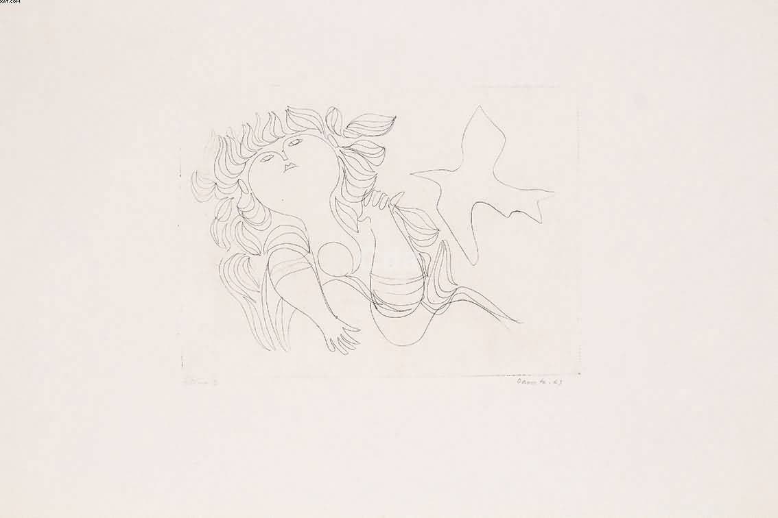 Vênus e Pásaro — Milton Dacosta, 1963