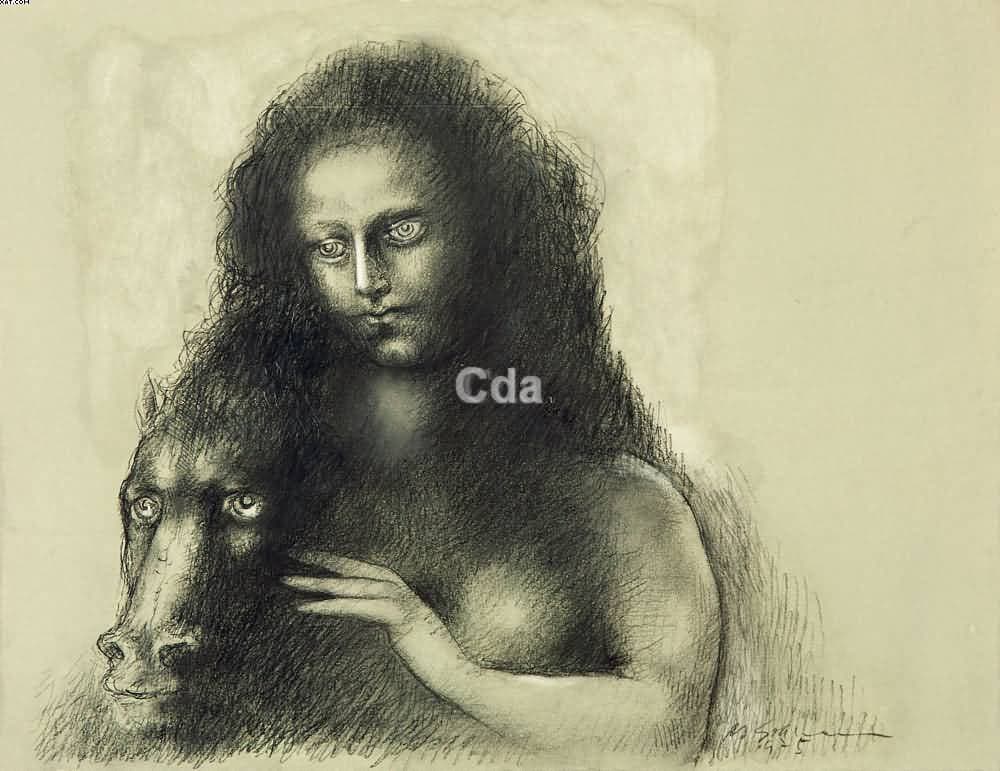 Mulher com Cavalo — Grassmann, 1975