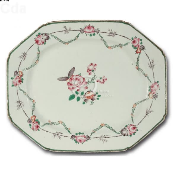Travessa de porcelana Cia-das-Índias — Não identificado