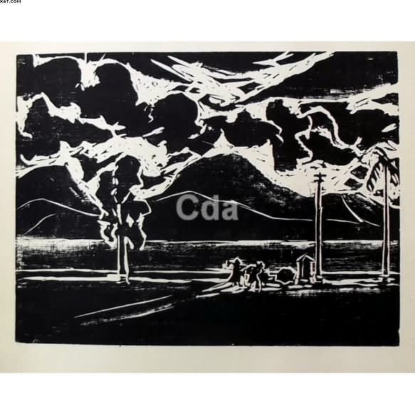 Lagoa — Oswaldo Goeldi, 1955