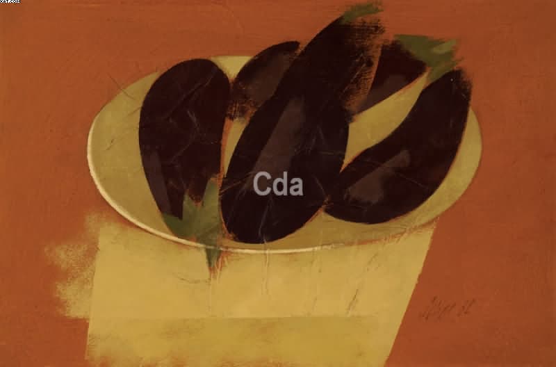 As beringelas — Carlos Scliar, 1982