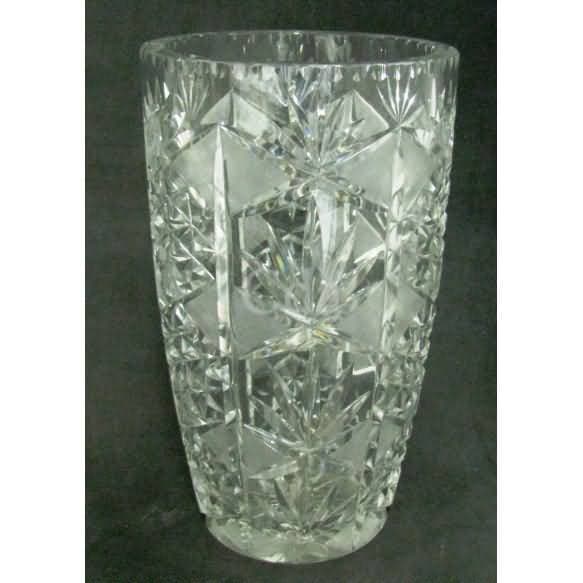 Vaso em grosso cristal tcheco — Não identificado