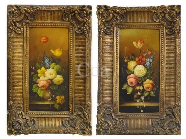 Vaso de Flores sobre a Mesa — Não identificado
