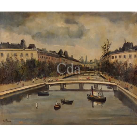Paris "Sena" sob chuva — Sylvio Pinto