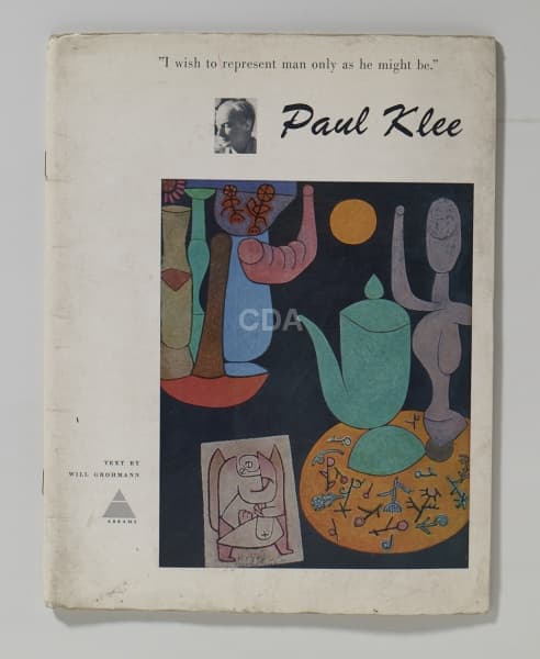 Livro - Paul Klee - de Will Grohmann - Editora Abrams - 24p - ricamente ilustrado com desenhos em PB — Não identificado