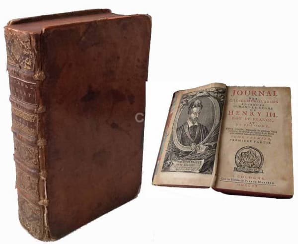 Journal des choses mémorables advenues durant le règne de Henry III, Roy de France, et de Pologne. — Não identificado