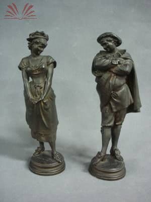 Esculturas de bronze Cie des Bronzes Bruxelle — Não identificado