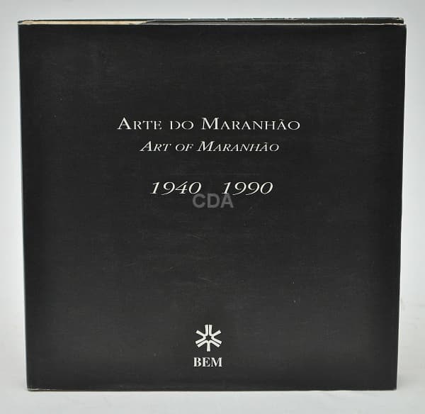 LIVRO - "Arte do Maranhão - 1940/1990" - Eliézer Moreira Filho, Bilíngue, Edição de Luxo, Ca — Não identificado