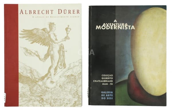 LIVRO - "GILBERTO CHATEAUBRIAND: A AVENTURA MODERNISTA" - "ALBRECHT DURER: O APOGEU DO.. — Não identificado