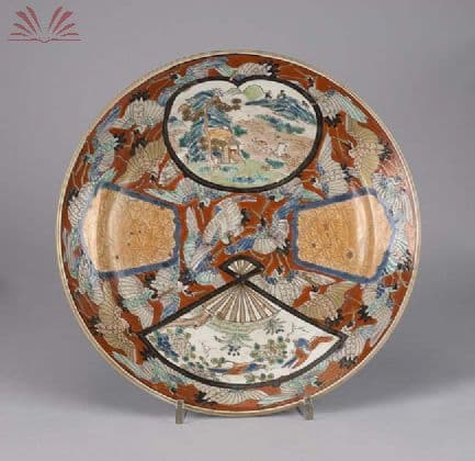 Porcelana paleta padrão Imari - séc. XVIII. — Não identificado