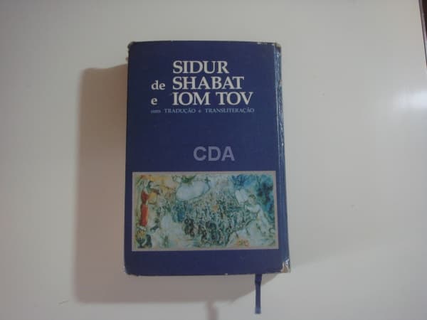 SIDUR DE SHABAT E IOM TOV: 310 PG, COM TRADUÇÃO E TRANSLITERAÇÃO, EDITORA SÃO PAULO, NOVA ESTELLA, A — Não identificado