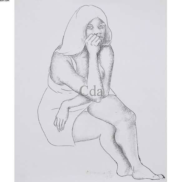 Mulata Sentada — Di Cavalcanti, 1968
