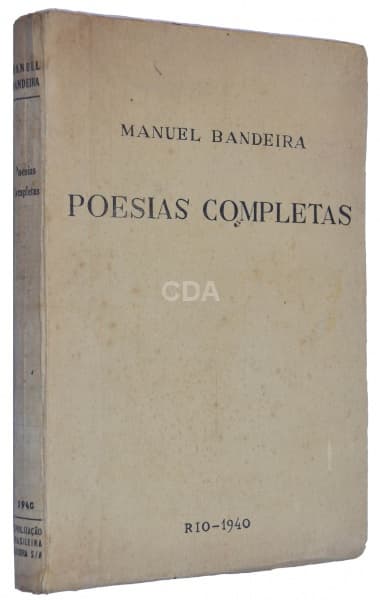 Livros: Poesias Completas, de Manuel Bandeira, 1940. Editora Civilização Brasileira S. A., com 178 p — Não identificado