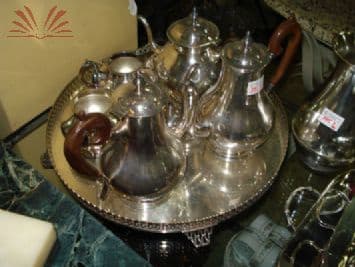 Baixela para chá e café Band Plate — Não identificado