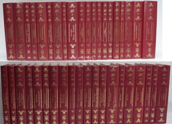 Lote 42 livros Coleção Completa dos Grandes Clássicos da Literatura Universal da Abril — Não identificado