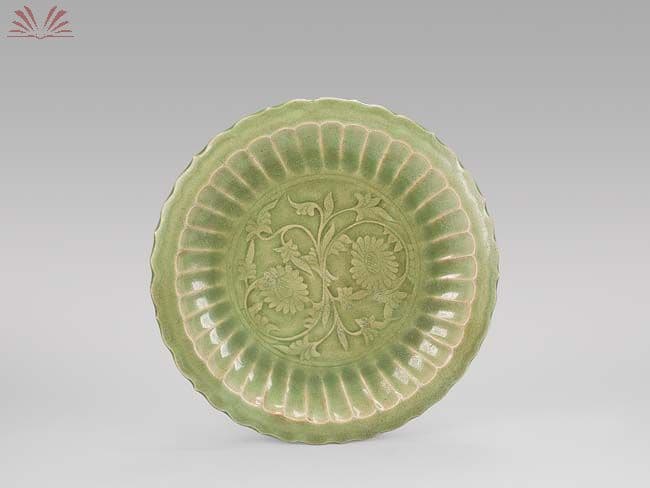 Porcelana celadon à maneira das peças Song - séc. XIX. — Não identificado