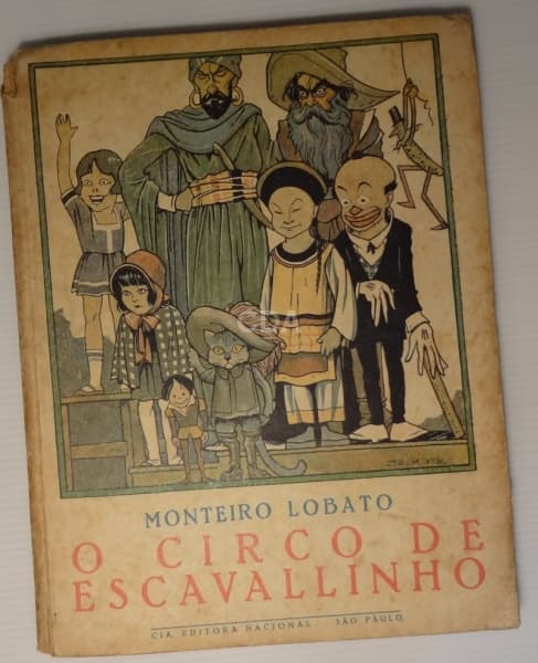 O Circo de Escavallinho. Companhia Editora Nacional. Ilustrado. Primeira edição. — Não identificado