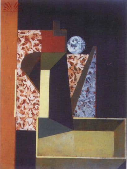 Bule aberto e caixa — Carlos Scliar, 1971