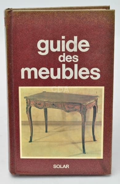 LIVRO- "GUIA DOS MÓVEIS"(GUIDE DES MOBICES), SERGIO CORADESCHI, EDIÇÃO SOLAR. capa dura,383 — Não identificado
