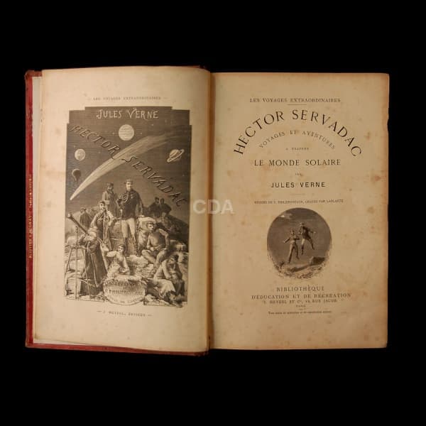 Les Voyages Extraordinaires. Herctor Servadac. Voyage et Aventures a travers Le Monde Solaire par JU — Não identificado