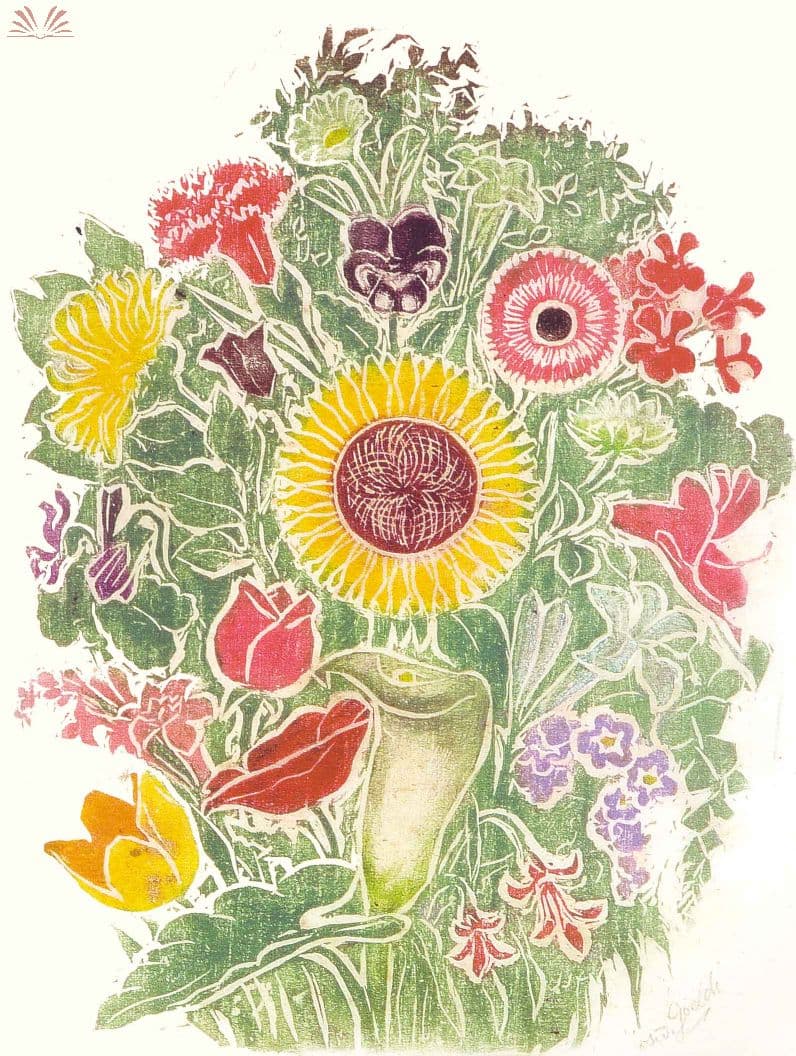 Composição floral — Oswaldo Goeldi