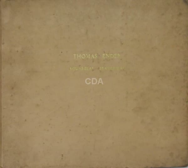THOMAS ENDER - Aquarelas Brasileiras - Retrata a vida do pintor com breve biografia em português e I — Não identificado
