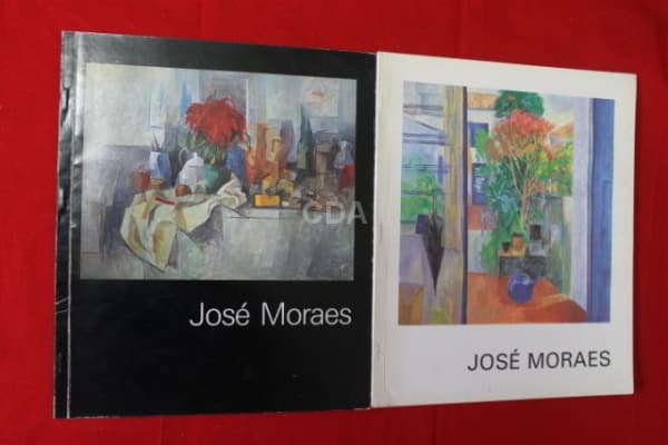 2 Catálogos de exposição de José Moraes - Galeria de Arte André - Exposição em Maio/junho de 1991, 3 — Não identificado