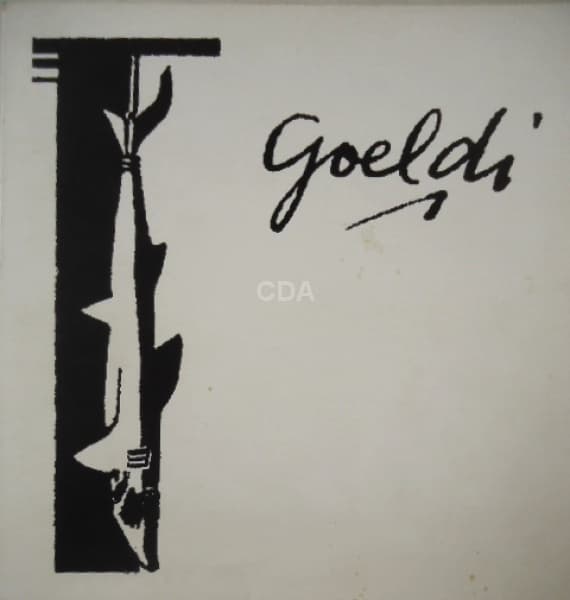 Goeldi - "Seu tempo - Nosso tempo" - Pasta com 2 catálogos editados em 1995. ( Seu tempo com — Não identificado