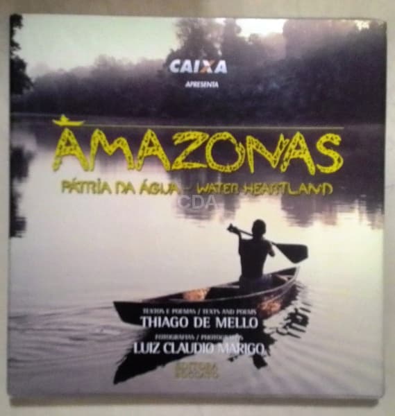 LIVRO: AMAZONAS - PATRIA DAS AGUAS - CAPA DURA - MUITO ILUSTRADO - BELÍSSIMO - 165 PÁGINAS — Não identificado