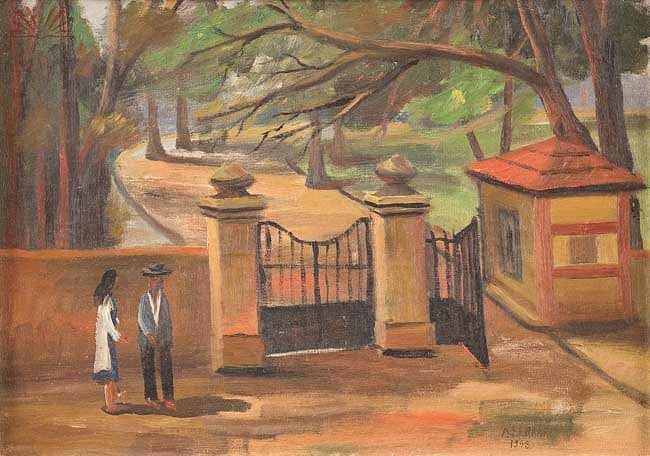 Paisagem — Arnaldo Ferrari, 1948