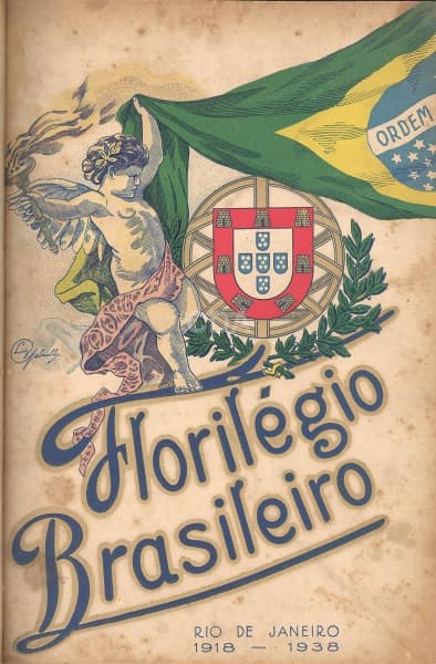 Livro: PINTO, Arthur Alamithe. Florilégio Brasileiro. 1ª edição. Desenho da capa de Luiz Gabrielli. — Não identificado