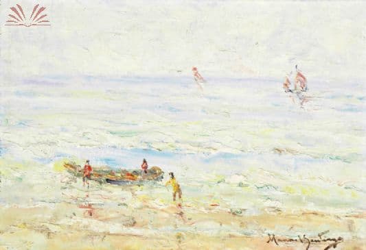 Barcos em Cabo Frio — Manoel Santiago, 1975