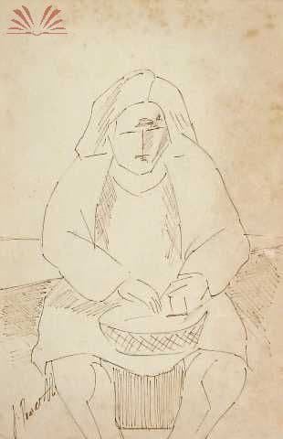 Mulher sentada — José Pancetti